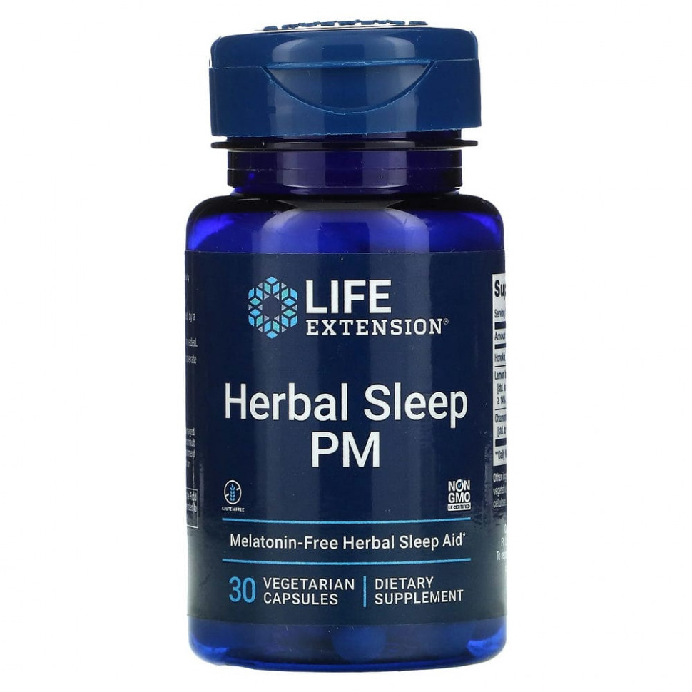  Life Extension, Herbal Sleep PM, 30    Iherb ()  