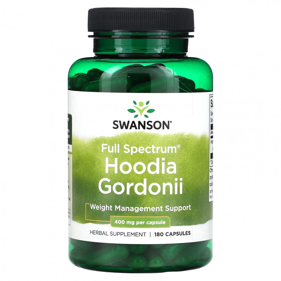  Swanson, Full Spectrum Hoodia Gordonii, 400 , 180     -     , -, 