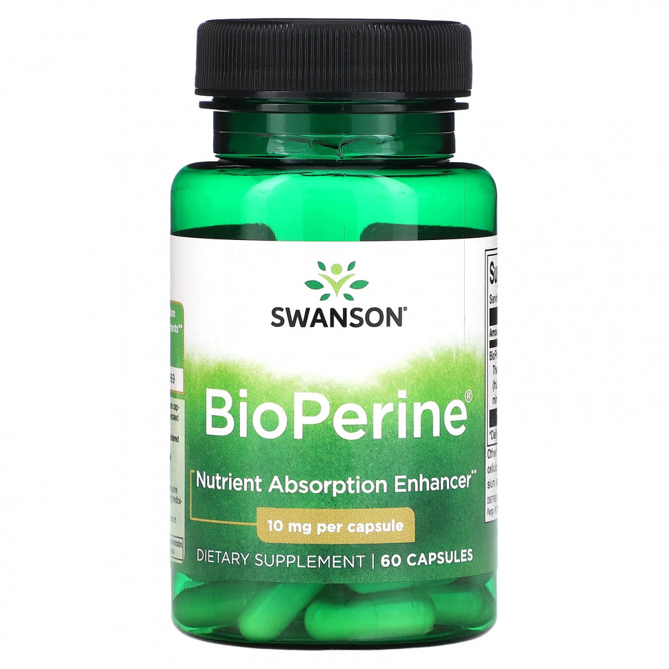  Swanson, BioPerine, 10 , 60     -     , -, 