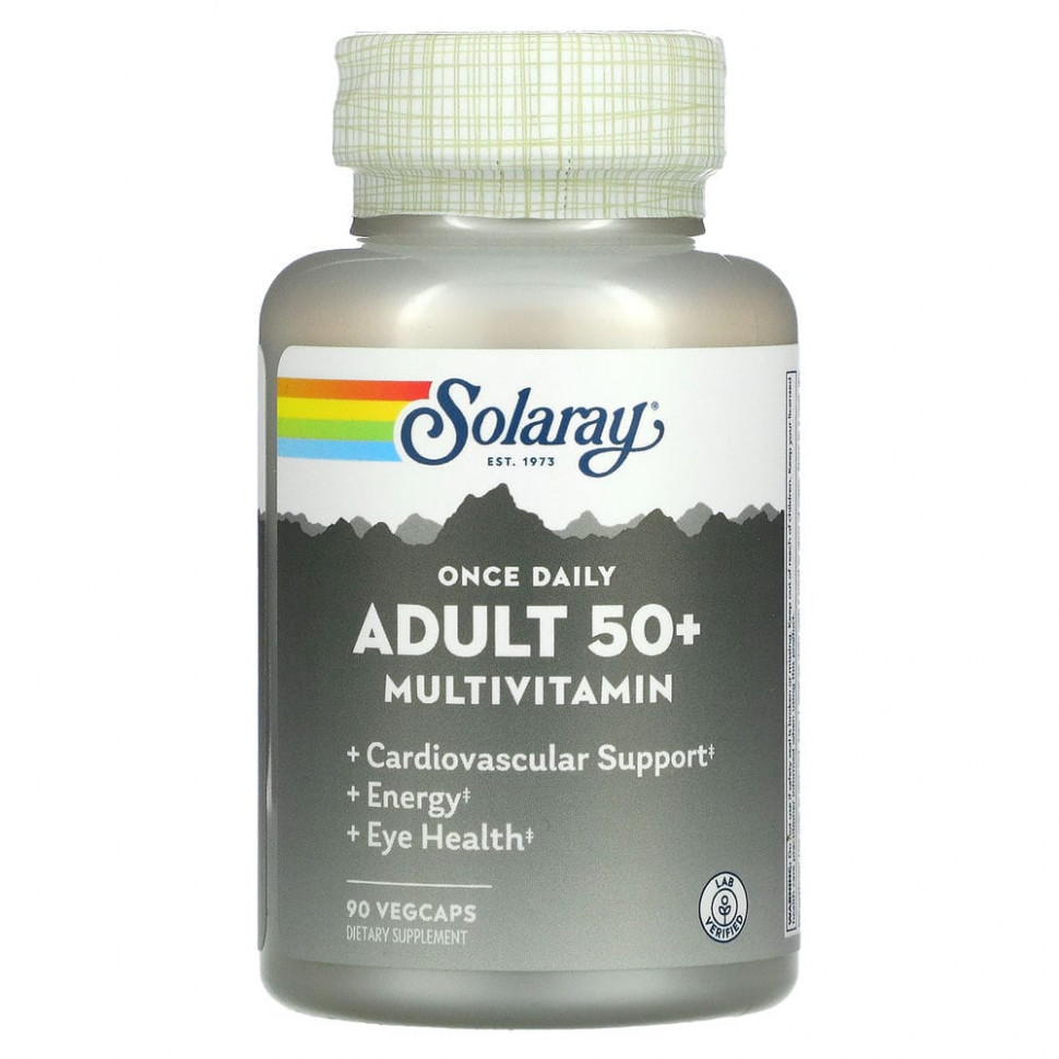  Solaray, Once Daily,     50 , 90      -     , -, 