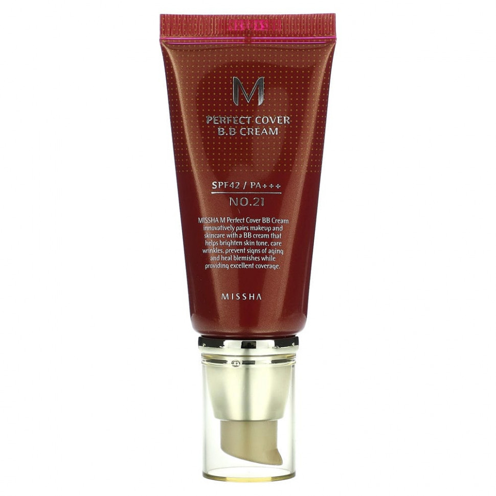  Missha, M Perfect Cover, BB-, SPF 42 PA+++,  21 -, 50  (1,7 )    -     , -, 