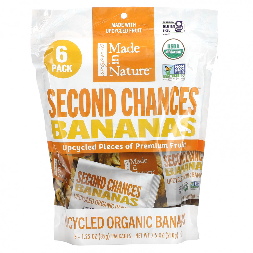  Made in Nature, Second Chances Bananas,   , 6   35  (1,25 )    -     , -, 