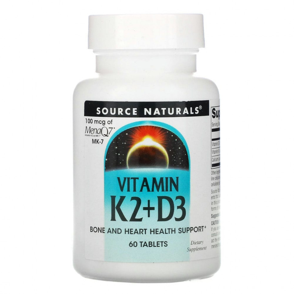  Source Naturals,  K2  D3, 60     -     , -, 