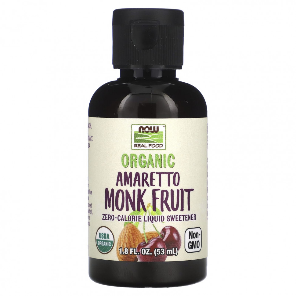  NOW Foods, Organic Amaretto Monk Fruit,   , 53  (1,8 . )    -     , -, 