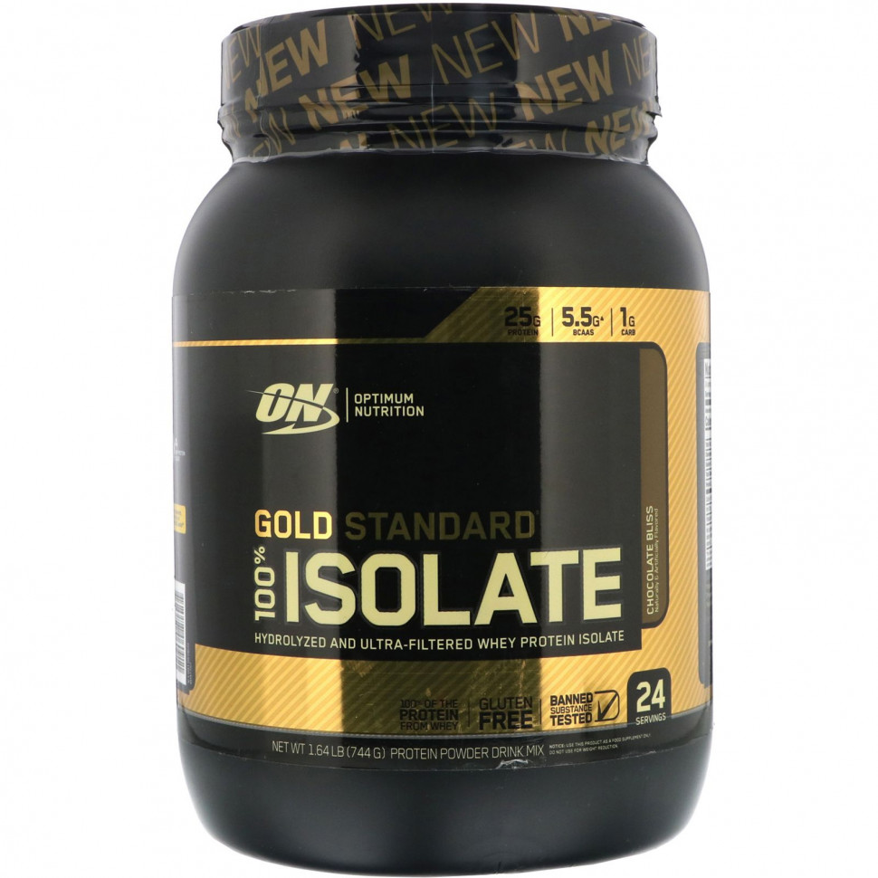  Optimum Nutrition, Gold Standard 100% Isolate, ,  , 744  (1,64 )    -     , -, 