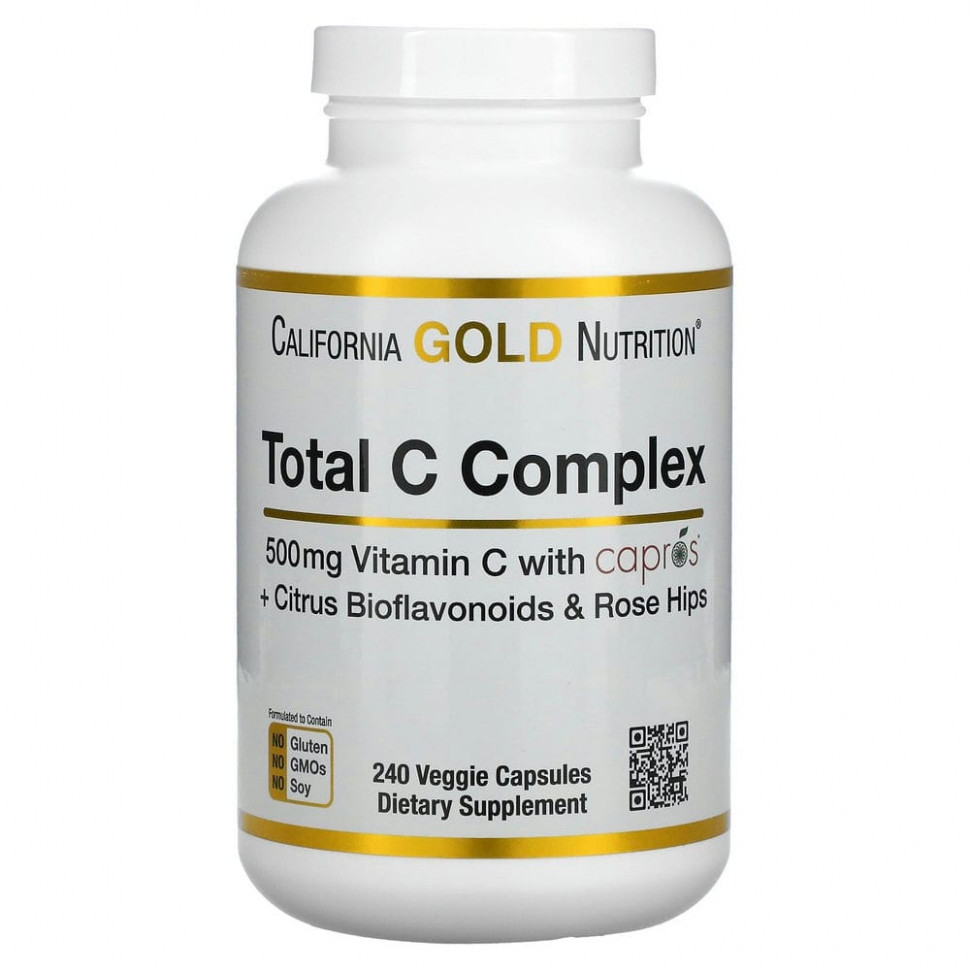  California Gold Nutrition, Total C Complex, 500 , 240      -     , -, 