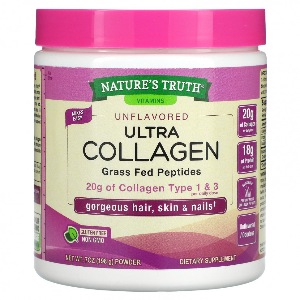  Nature's Truth, Ultra Collagen Powder,  , 198  (7 )    -     , -, 