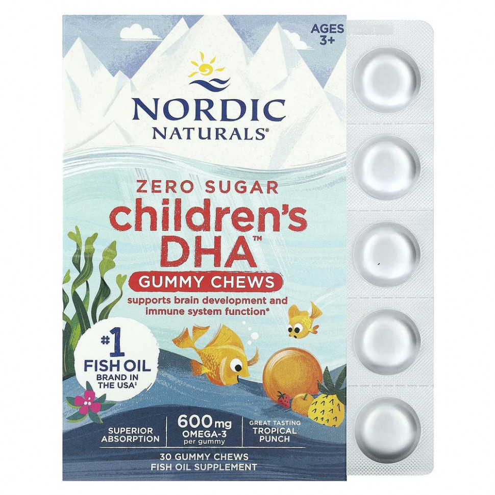  Nordic Naturals, Children's DHA,    ,    , 600 , 30      -     , -, 