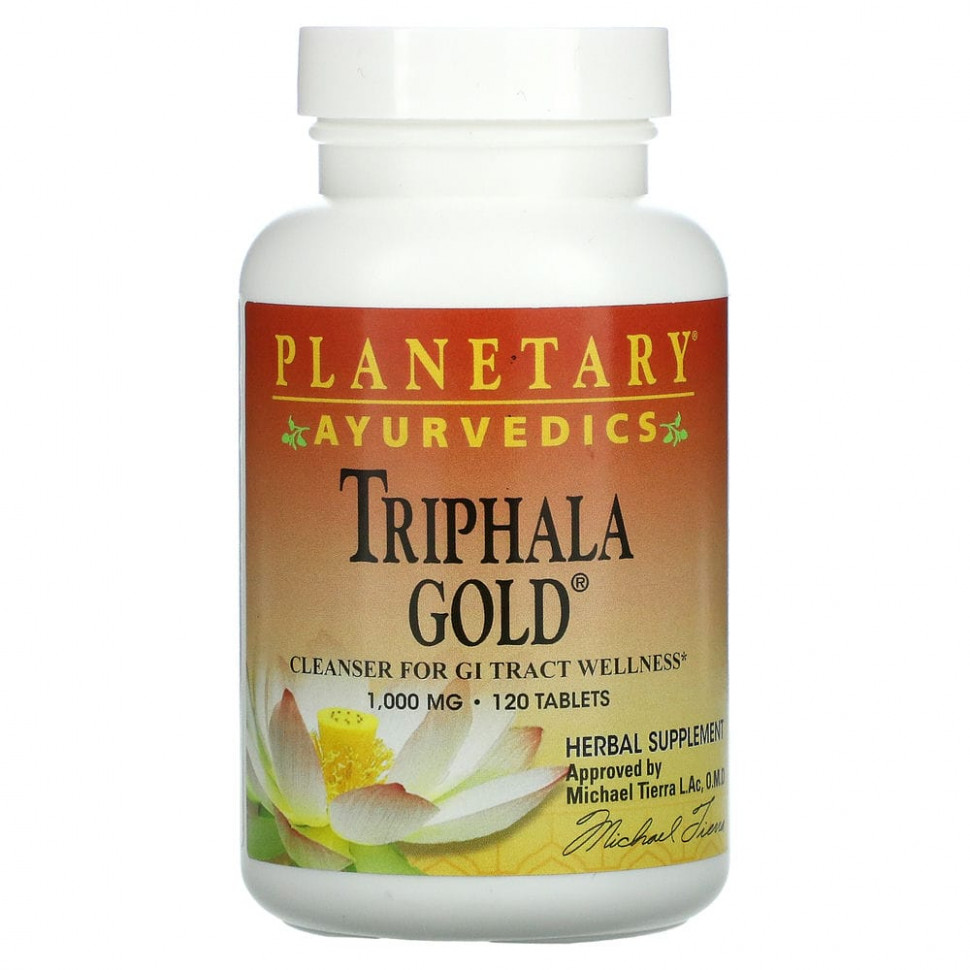  Planetary Herbals, Ayurvedics, Triphala Gold, 1000 , 120     -     , -, 