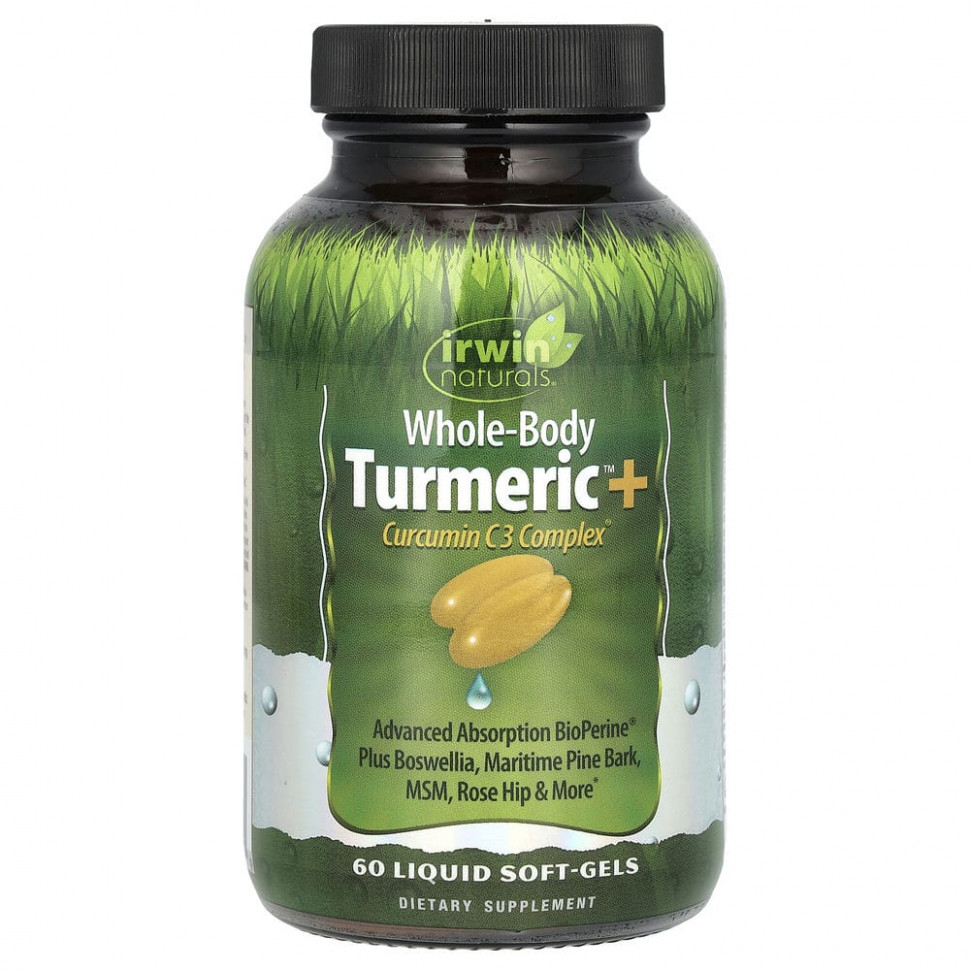  Irwin Naturals, Whole-Body Turmeric+, , 60       -     , -, 