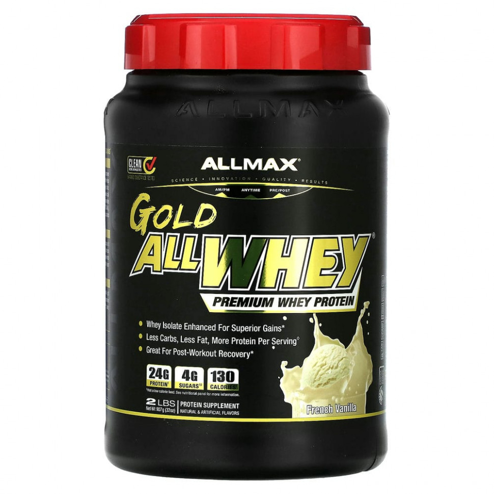  ALLMAX, Gold AllWhey,    ,  , 907  (2 )    -     , -, 