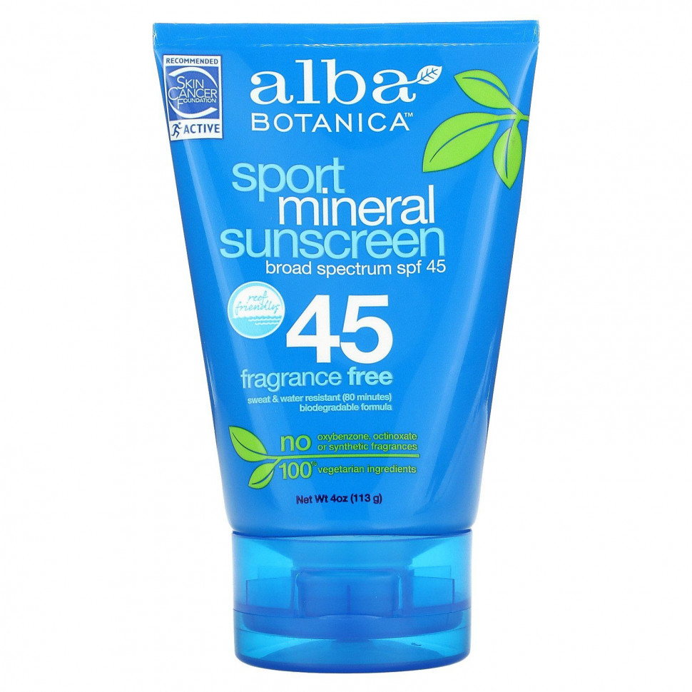  Alba Botanica, Sport,   , SPF 45,  , 113  (4 )    -     , -, 