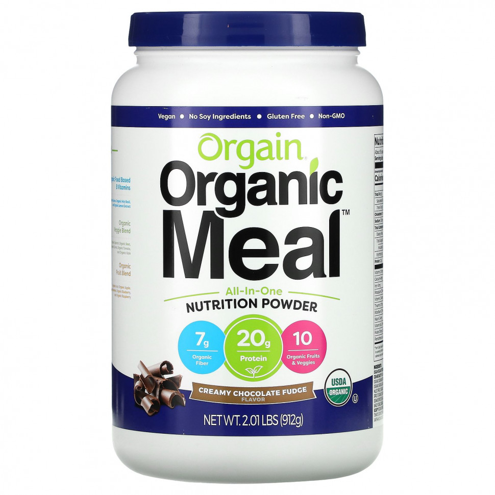  Orgain, Organic Meal,   ,   , 912  (2,01 )    -     , -, 