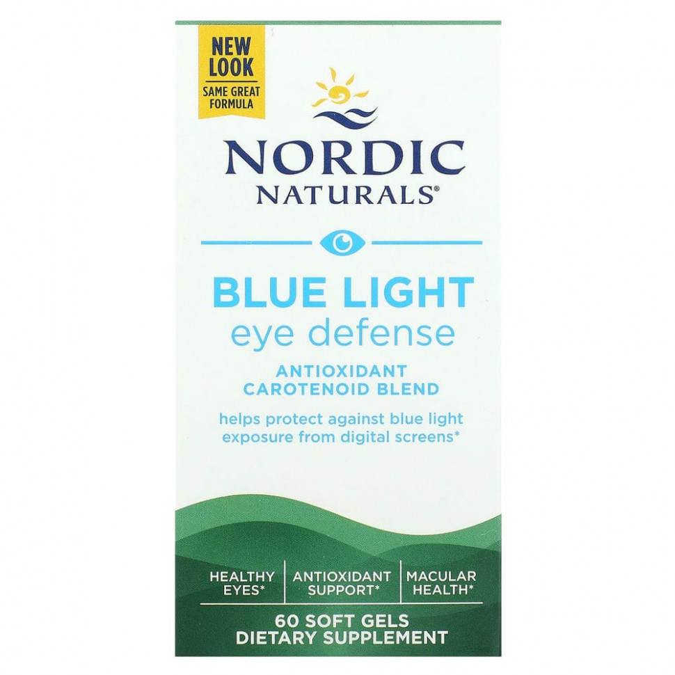  Nordic Naturals, Blue Light Eye Defense, 60      -     , -, 