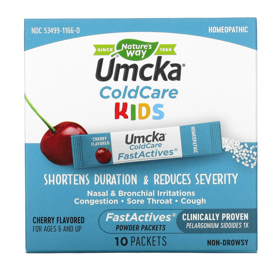  Nature's Way, Umcka, ColdCare Kids, FastActives,    6 ,   , 10       -     , -, 