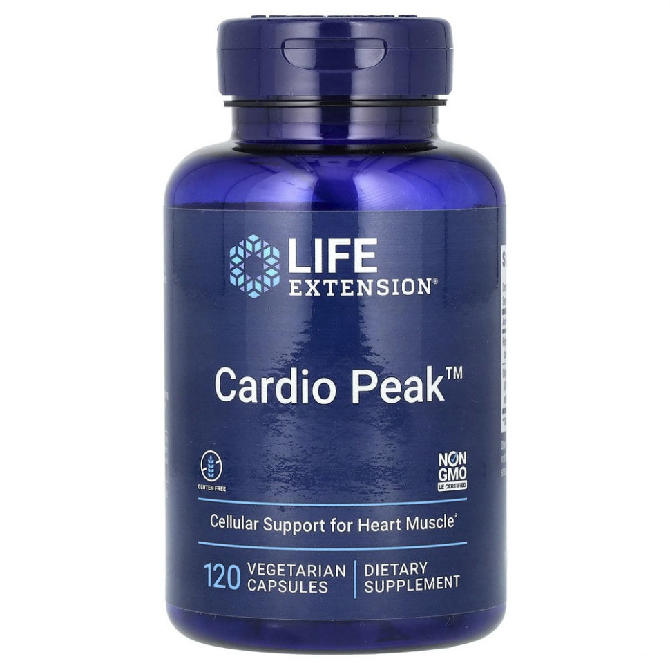  Life Extension, Cardio Peak, 120      -     , -, 