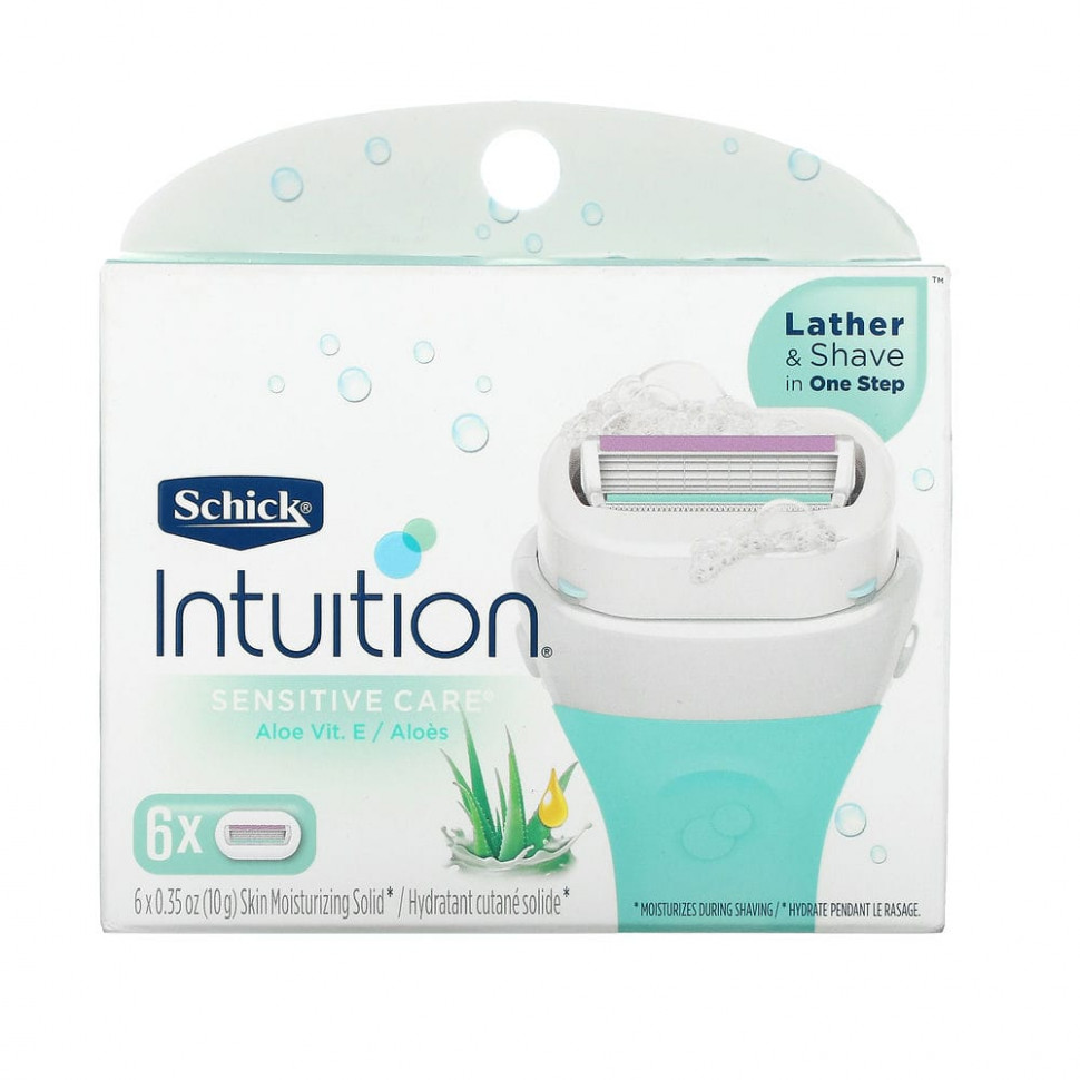 ���� Schick, Intuition, Sensitive Care, ������� ���������, 6 ����������  Iherb (������) ������ ������