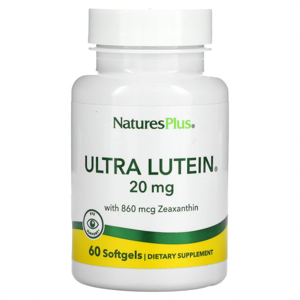  NaturesPlus, Ultra Lutein,   , 20 , 60     -     , -, 