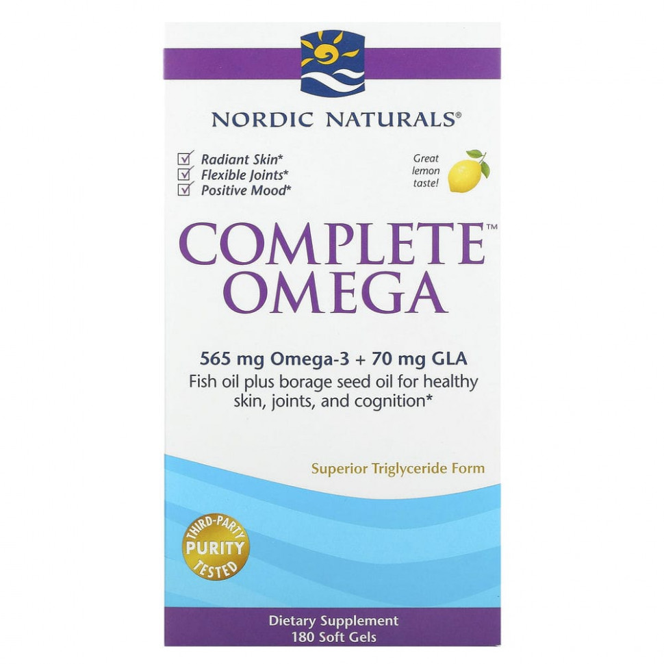  Nordic Naturals, Complete Omega,  , 1000 , 180      -     , -, 