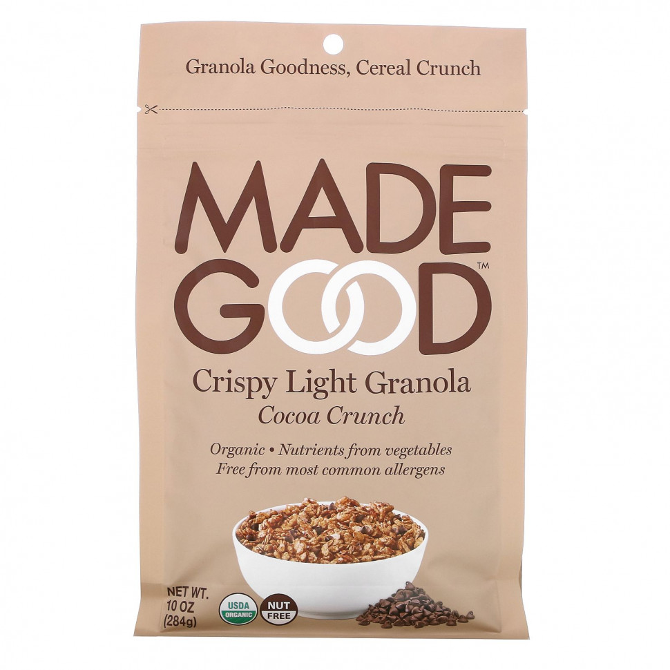  MadeGood, Crispy Light Granola,    , 284  (10 )    -     , -, 