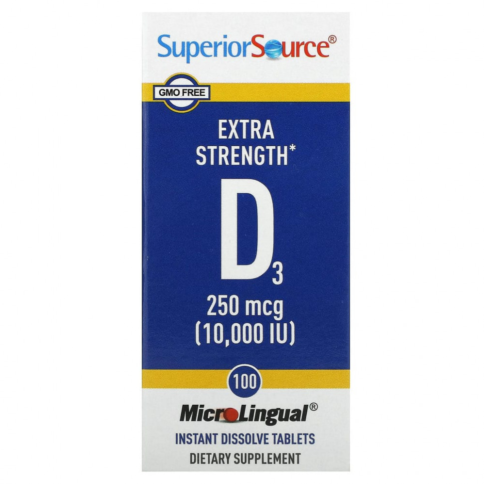  Superior Source,  D3   , 250  (10 000 ), 100   MicroLingual    -     , -, 