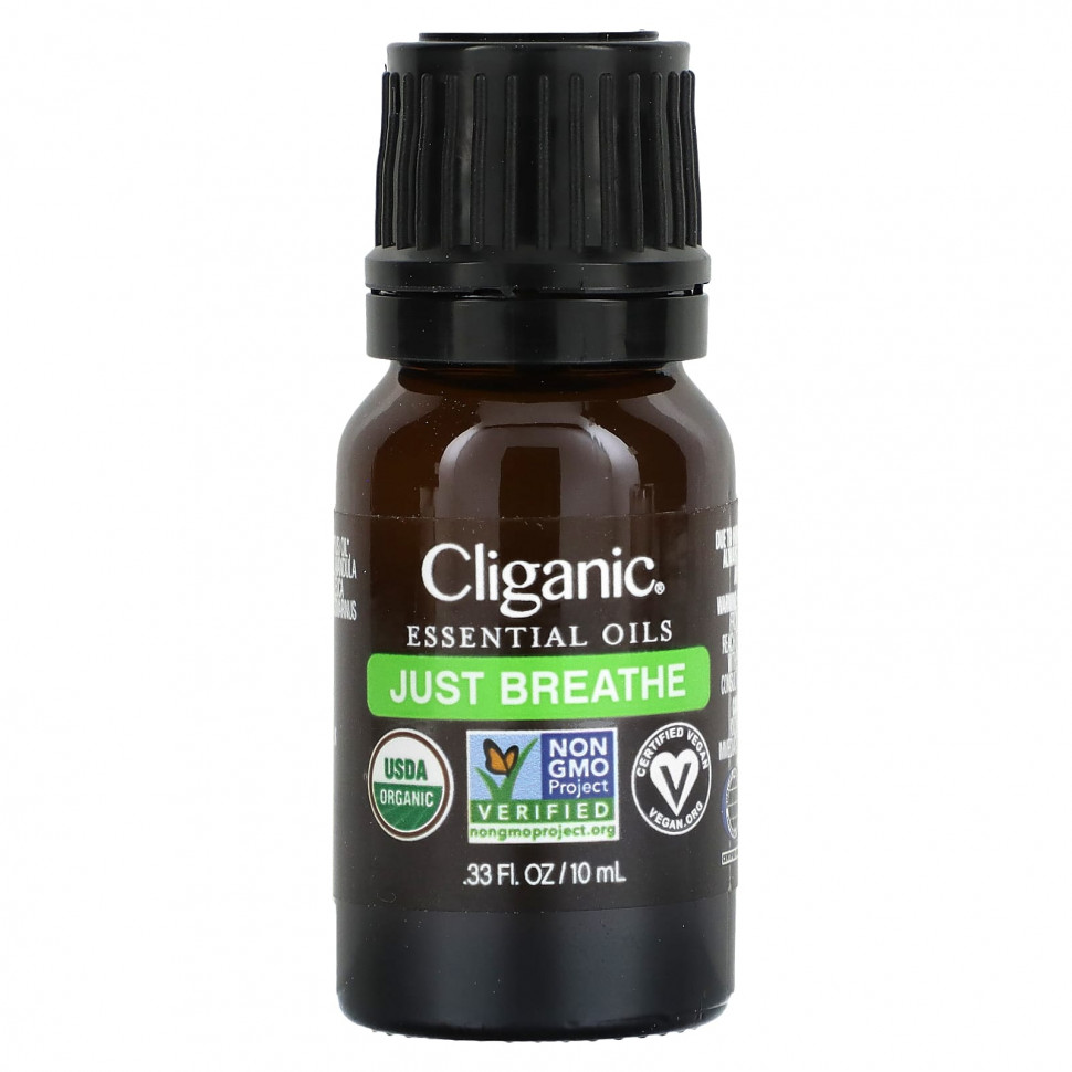 ���� Cliganic, ����� ������� �����, Just Breathe, 10 �� (0,33 ����. �����)  Iherb (������) ������ ������