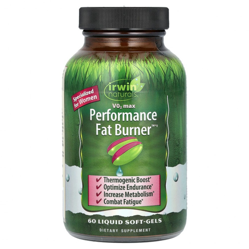  Irwin Naturals, V02 Max, Performance Fat Burner, 60         -     , -, 