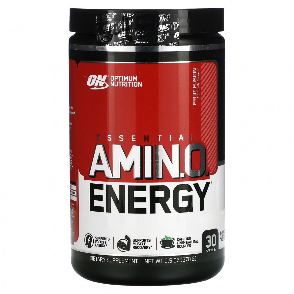  Optimum Nutrition, Essential Amin.O. Energy, Fruit  , 270  (9,5 )    -     , -, 