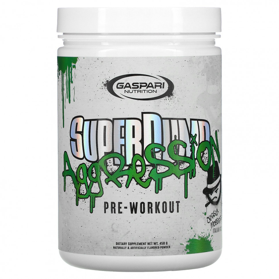  Gaspari Nutrition, SuperPump Aggression Pre-Workout,    , 450     -     , -, 