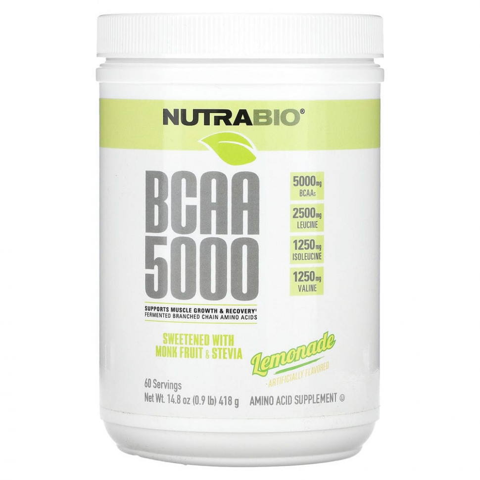  Nutrabio Labs, BCAA 5000, , 418  (0,9  14,8 )    -     , -, 