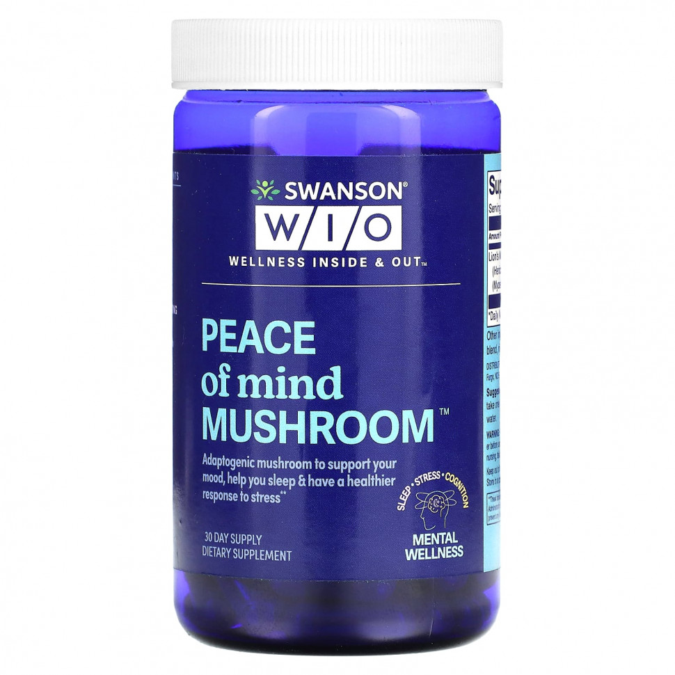  Swanson WIO, Peace of Mind Mushroom, 30     -     , -, 