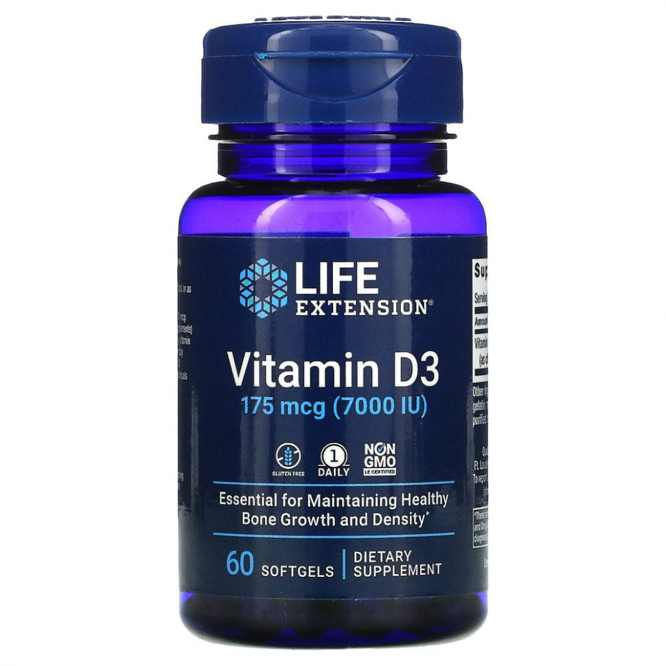  Life Extension,  D3, 175  (7000 ), 60      -     , -, 