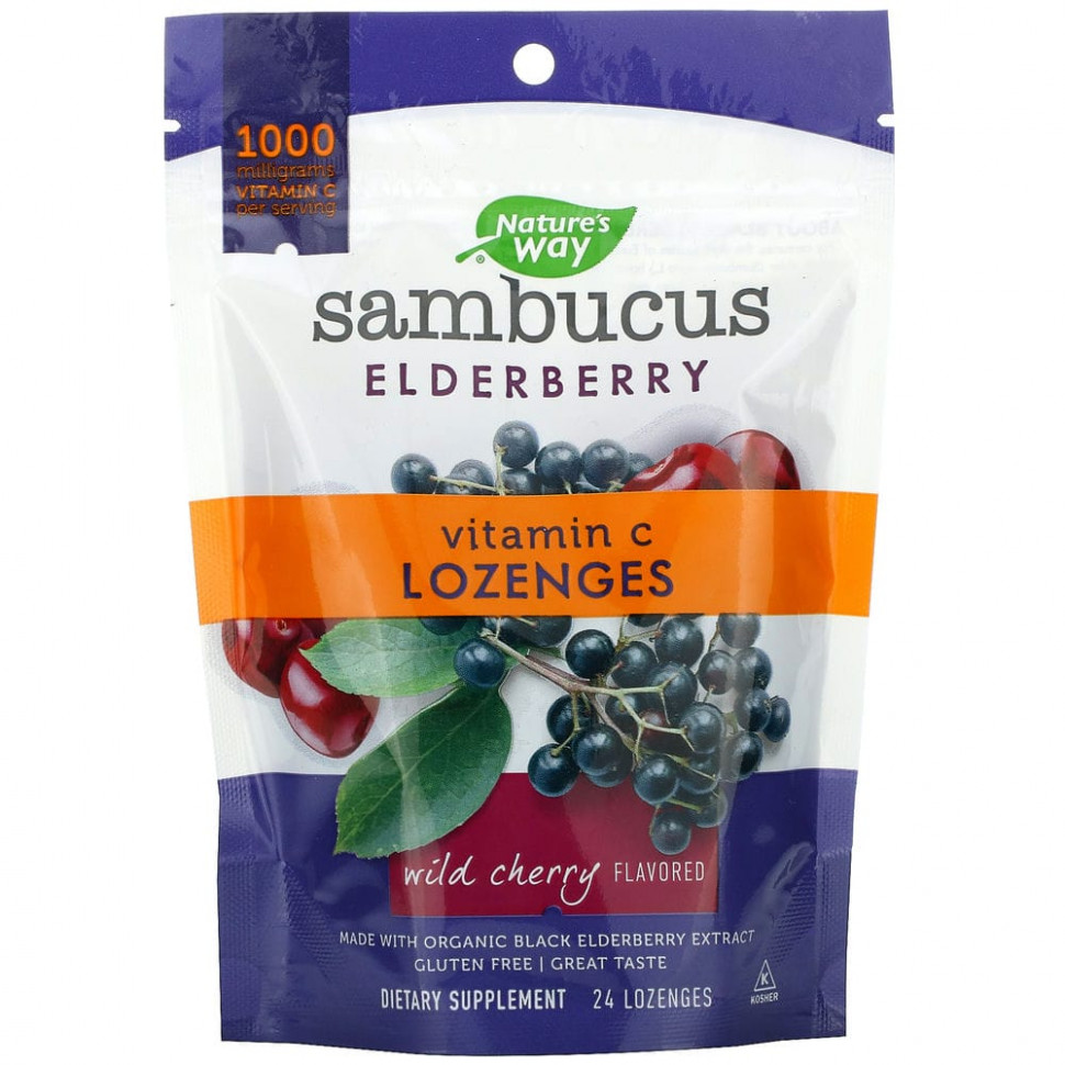  Nature's Way, Sambucus Elderberry,      C,   , 24     -     , -, 