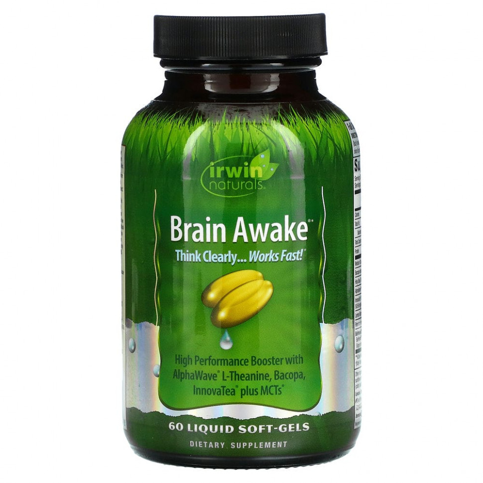  Irwin Naturals, Brain Awake, 60       -     , -, 