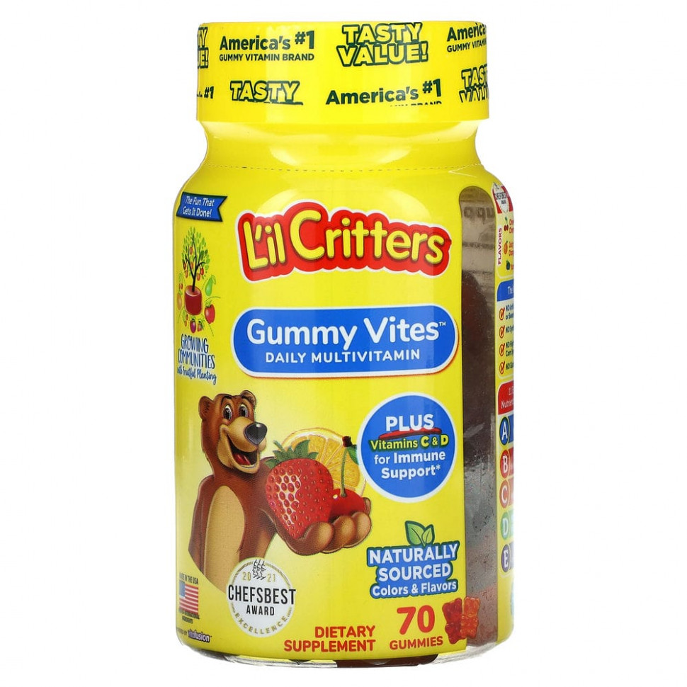  L'il Critters, Gummy Vites,   , 70      -     , -, 