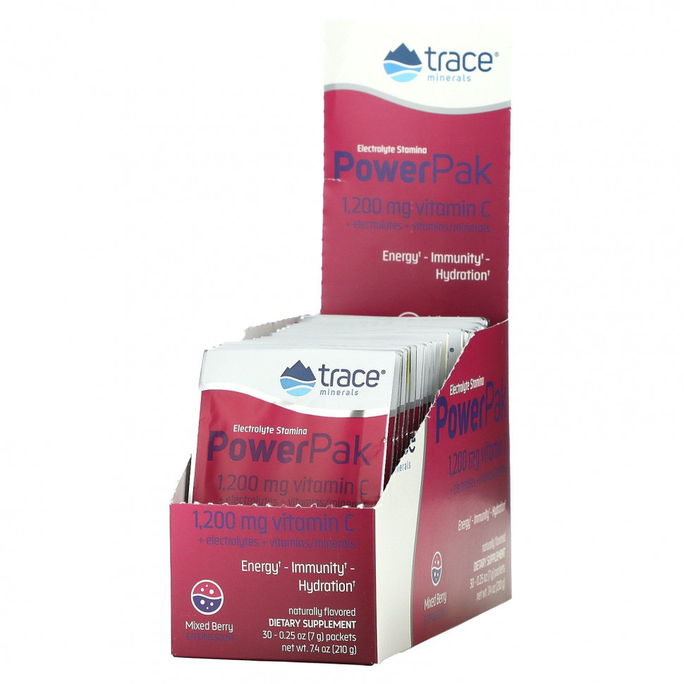  Trace Minerals , Electrolyte Stamina PowerPak,  , 30   7  (0,25 )    -     , -, 