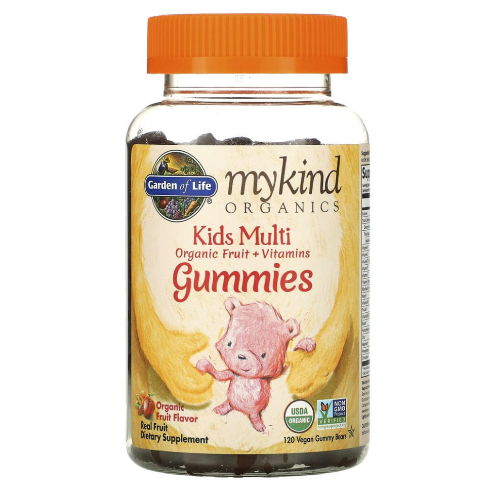  Garden of Life, MyKind Organics, Kids Multi,      , 120       -     , -, 