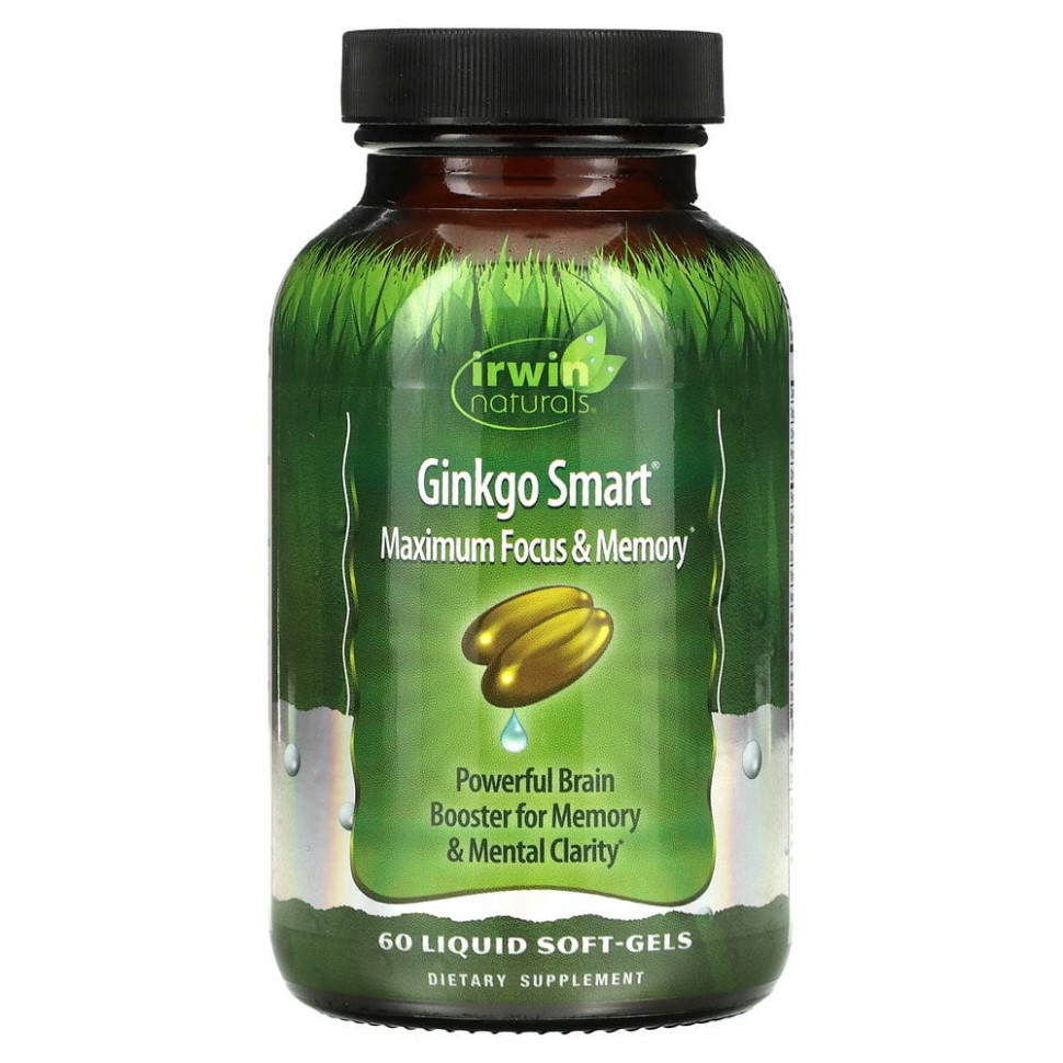  Irwin Naturals, Ginkgo Smart,    , 60      -     , -, 