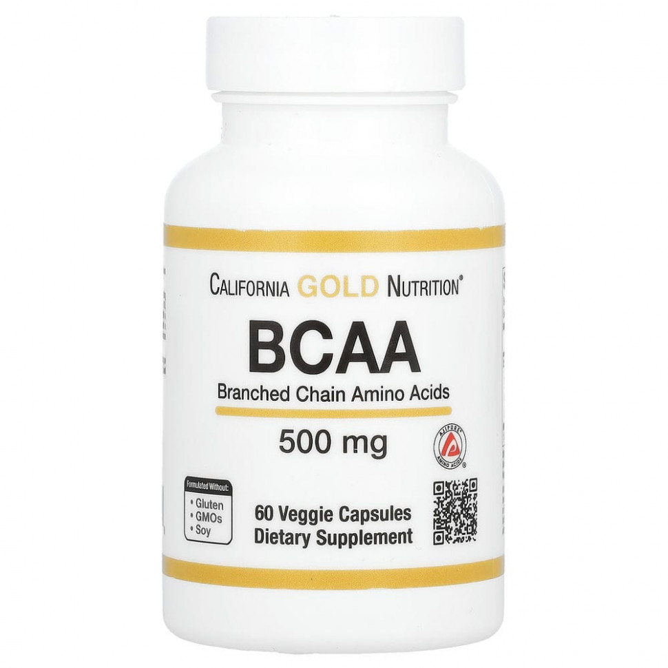  California Gold Nutrition, BCAA,     AjiPure, 500 , 60      -     , -, 