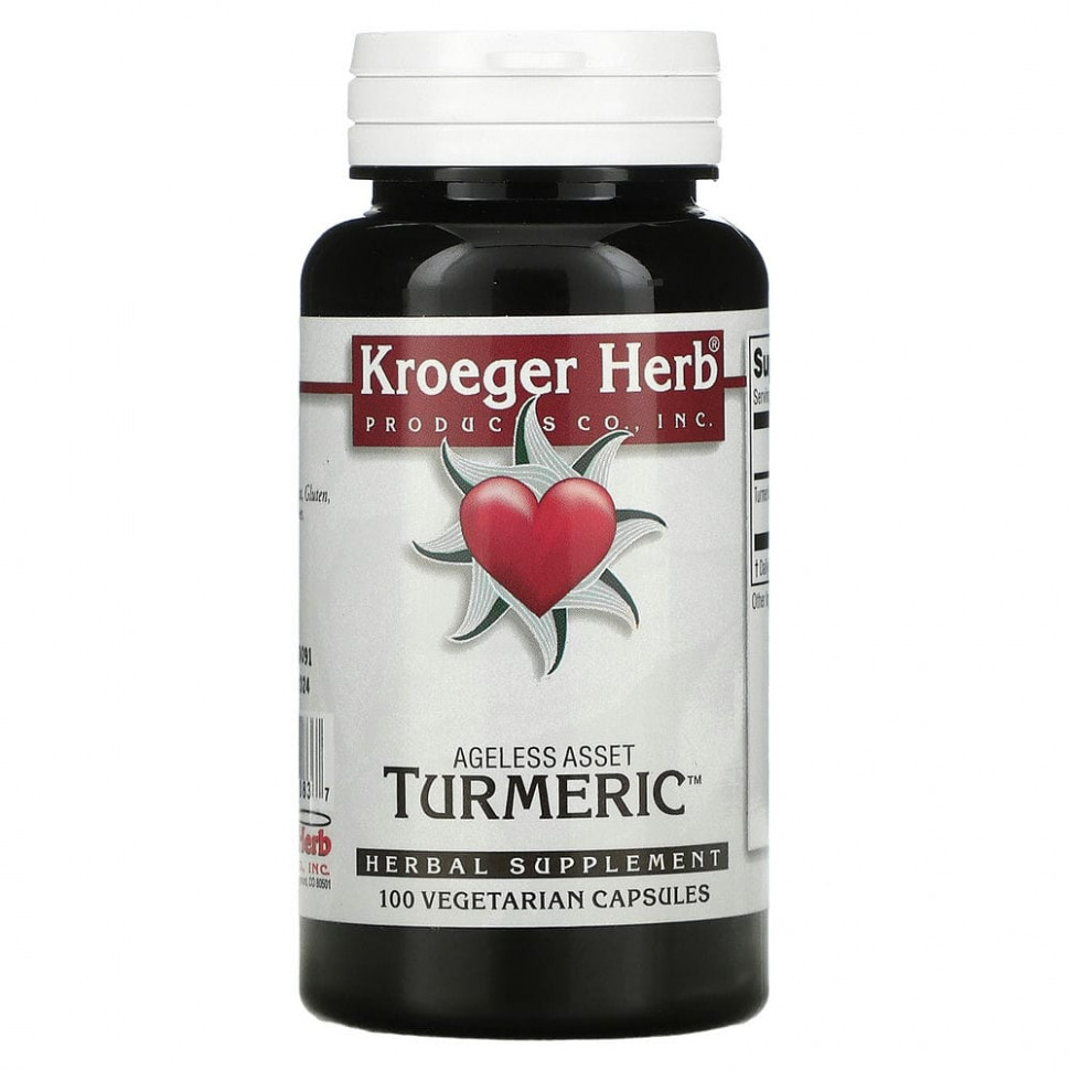  Kroeger Herb Co, Turmeric, 100      -     , -, 