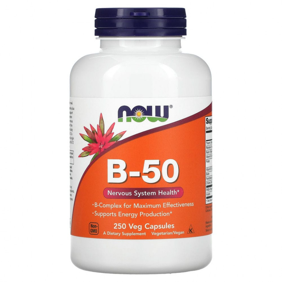  NOW Foods, B-50, 250      -     , -, 