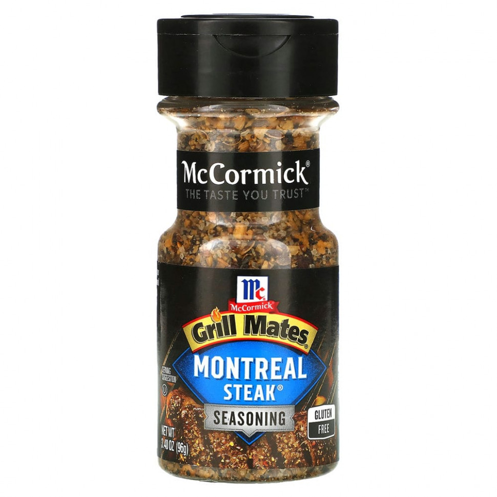  McCormick Grill Mates, Montreal Steak Seasoning , 3.4 oz (96 g)    -     , -, 