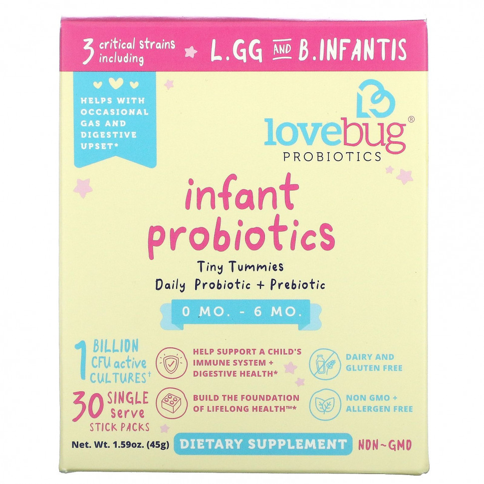  LoveBug Probiotics,      06 , 1  , 30    ,  1,5  (0,05 )    -     , -, 