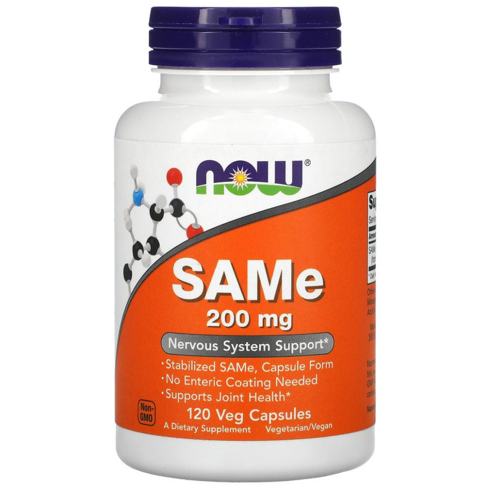  NOW Foods, SAMe, 200 , 120      -     , -, 