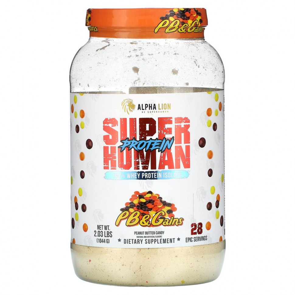  ALPHA LION, SuperHuman Protein, PB & Gains,    , 1044  (2,03 )    -     , -, 