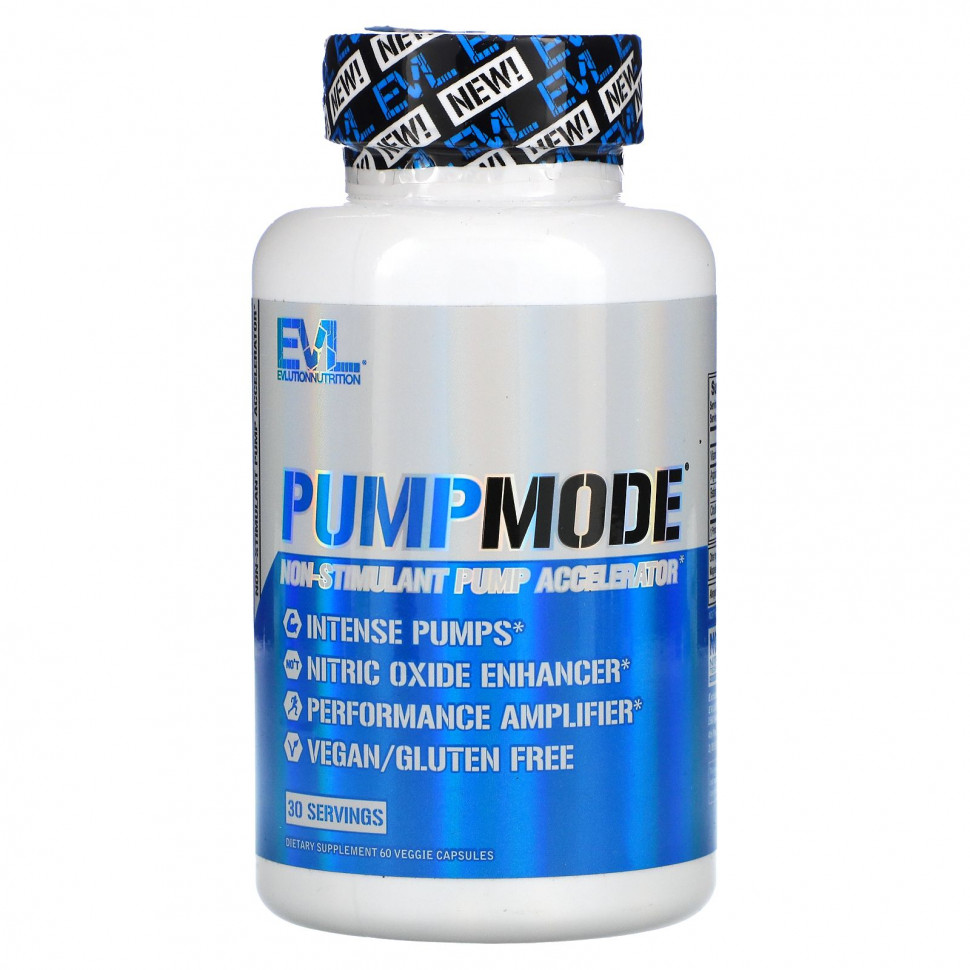  EVLution Nutrition, PumpMode, 60      -     , -, 