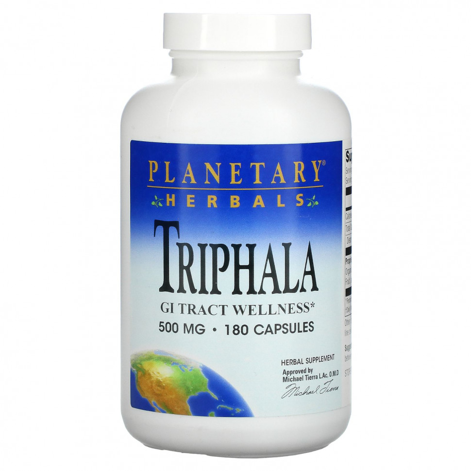  Planetary Herbals, Triphala, 500 , 180     -     , -, 