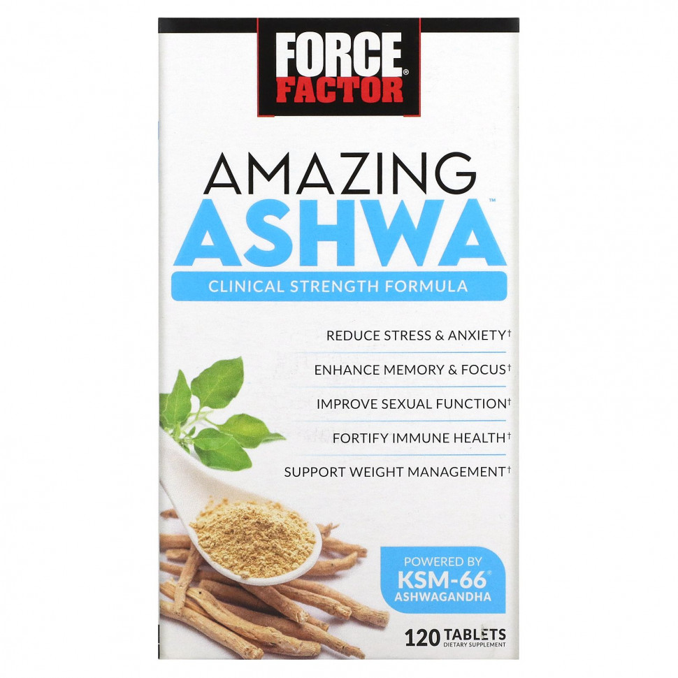  Force Factor, Amazing Ashwa, 120     -     , -, 