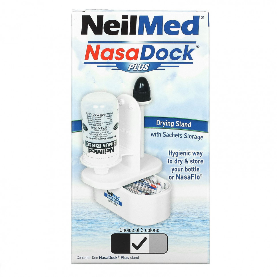 ���� NeilMed, NasaDock Plus, ��������� ��� ����, �����, 1 ������ NasaDock Plus  Iherb (������) ������ ������