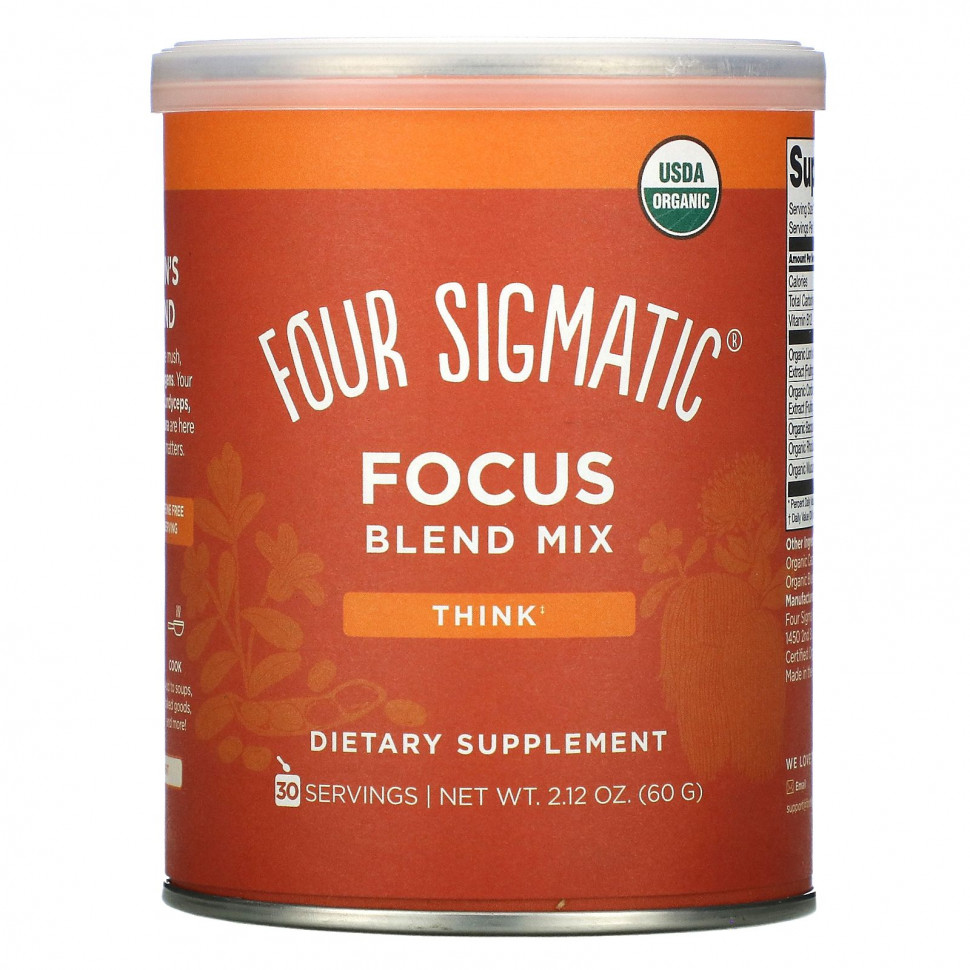  Four Sigmatic,  Focus Blend, 2,12  (60 )    -     , -, 